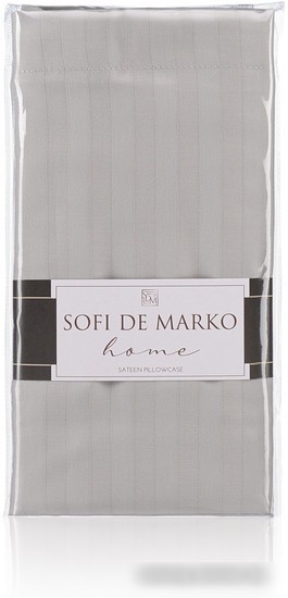 Постельное белье Sofi De MarkO Морган 70х70 Нав-Мг-сер-70х70 (серый)