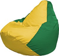 Кресло-мешок Flagman Груша Мега XXXL Г3.1-262 (желтый/зеленый)