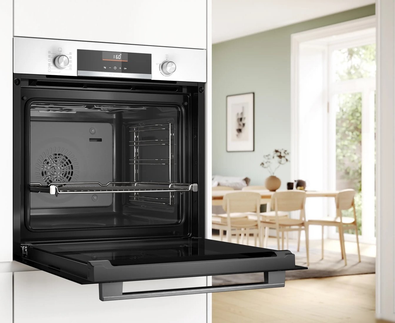 Электрический духовой шкаф Bosch Serie 6 HBG536EW4
