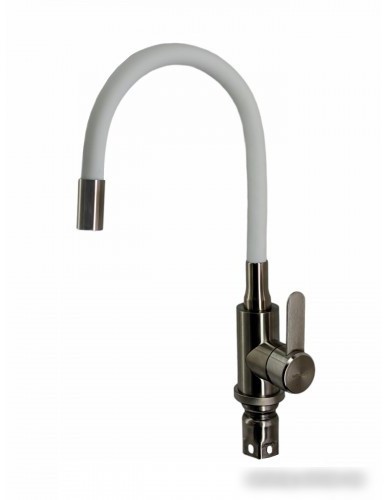 Кухонная мойка БелЭворс Mila R + смеситель W74004-3 + дозатор L405H (белый)