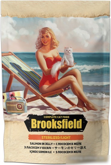 Пресервы Brooksfield Sterilized/Light Cat Salmon лосось в желе 85 г Пресервы Brooksfield Sterilized/Light Cat Salmon лосось в желе 85 г