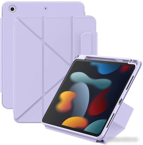 Чехол для планшета Baseus Minimalist для Apple iPad 10.2 (светло-фиолетовый)