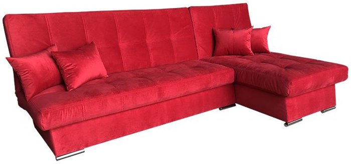 Угловой диван Асмана Марсель без подлокотников левый (банни 02)