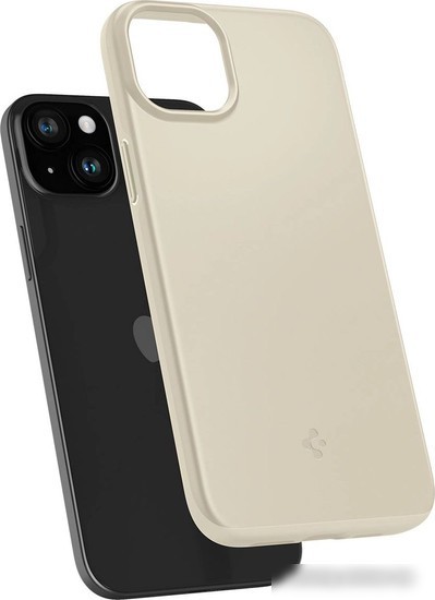 Чехол для телефона Spigen Thin Fit для iPhone 15 ACS06782 (бежевый)