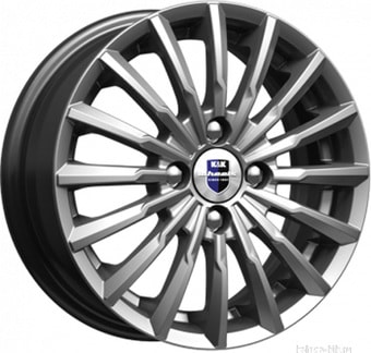 Литые диски K&K Акцент 17x7" 4x100мм DIA 60.1мм ET 43мм Дарк платинум