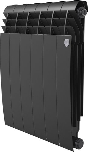 Биметаллический радиатор Royal Thermo Biliner B 500 Черный - 6 секций