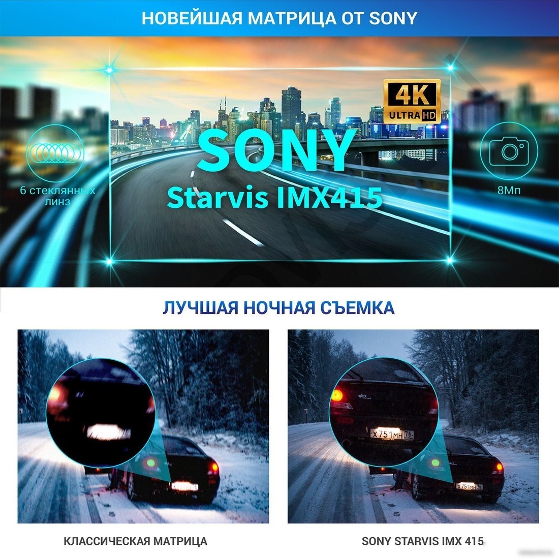Видеорегистратор-GPS информатор (2в1) TrendVision MR-4K