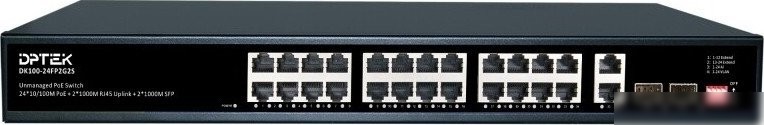 Неуправляемый коммутатор DPTEK DK100-24FP2G2S