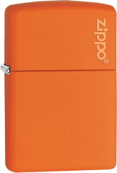 Зажигалка Zippo Orange Matte with Zippo Logo [231ZL-000023]
