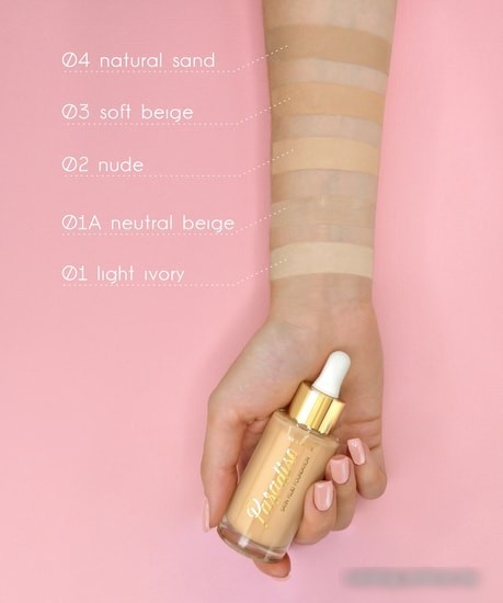 Тональный флюид Relouis Тональный крем флюид Paradiso (01A neutral beige new) 30 мл