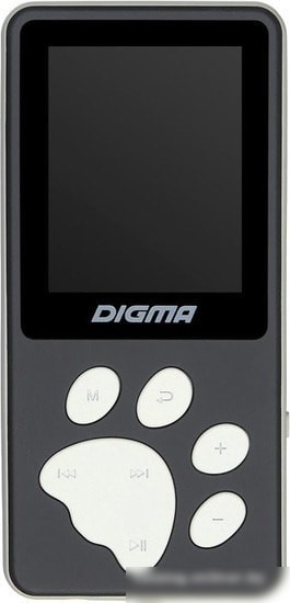 MP3 плеер Digma S4 8GB (серый/серебристый)