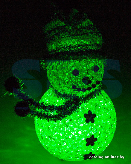 3D-фигура Neon-night Снеговик 10см, RGB [513-019]