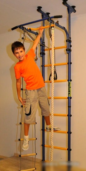 Детский спортивный комплекс Kampfer Strong Kid Ceiling Стандарт (красный/желтый)