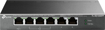 Неуправляемый коммутатор TP-Link TL-SG1006PP V1