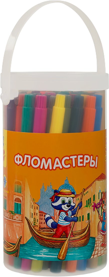 Фломастеры Мульти-пульти Енот в Венеции WP_68089 (50цв)