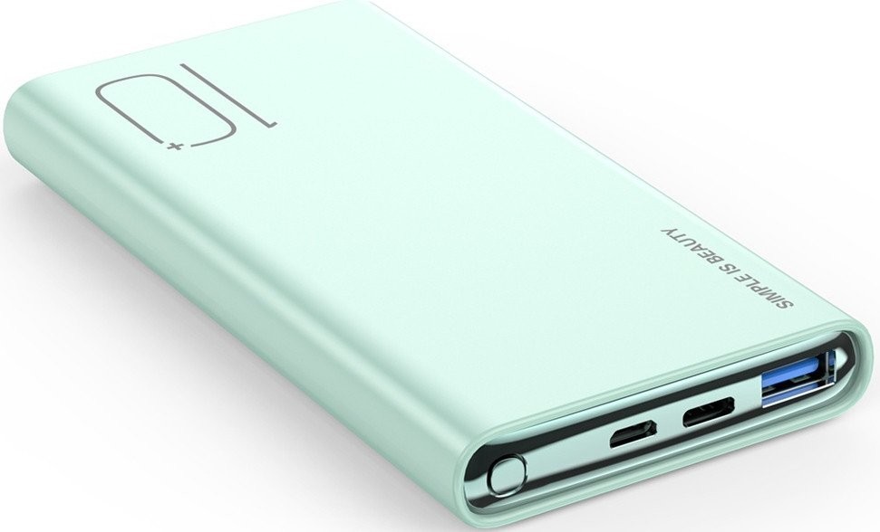 Внешний аккумулятор XO PR229 10000mAh (зеленый)