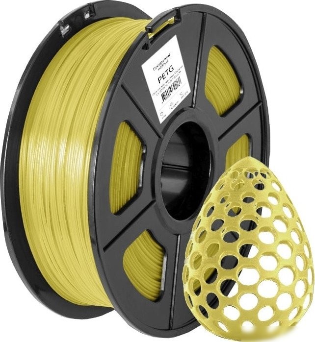 Пластик CACTUS CS-3D-PETG-1KG-T-YELLOW 1.75 мм 1 кг
