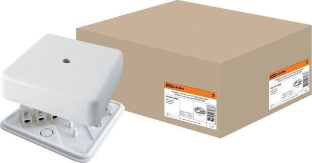 Монтажная коробка (подрозетник) TDM Electric SQ1401-0208 (белый)