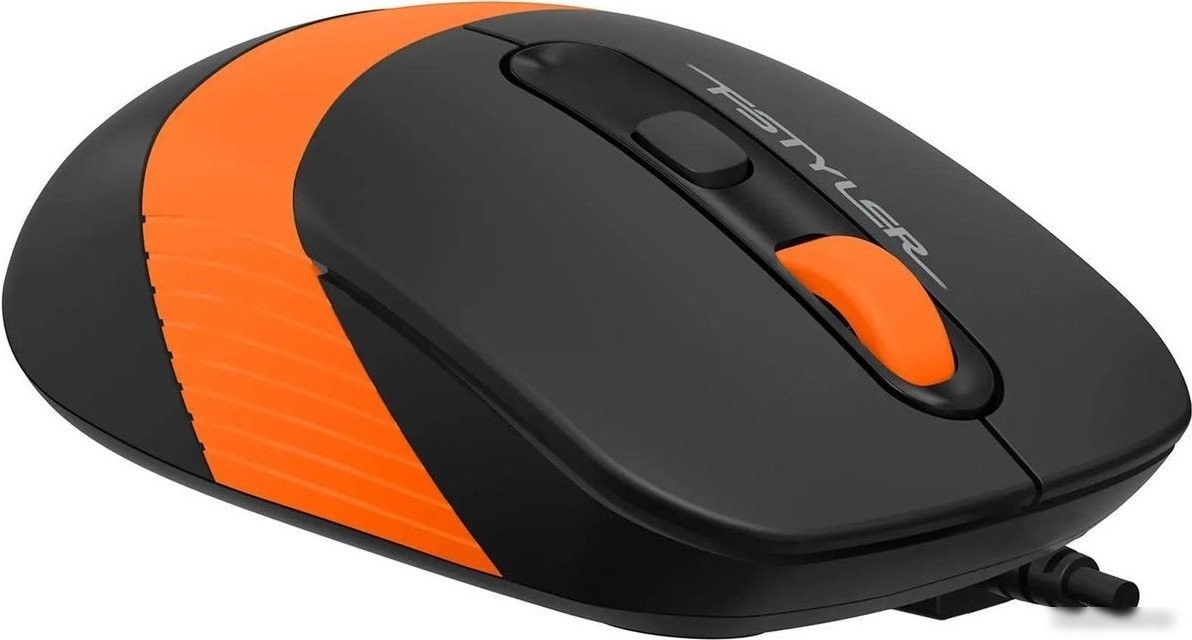Мышь A4Tech Fstyler FM10S (оранжевый/черный)