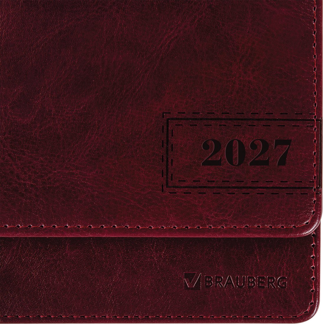 Планер BRAUBERG Imperial 2027 118197 (бордовый)