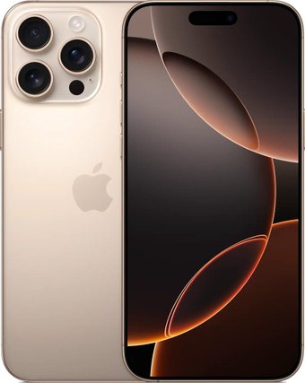 Телефон Apple iPhone 16 Pro Max Dual eSim 256GB (пустынный титан)