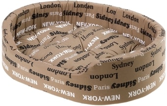 Лежак Ferplast Dandy C 55 (города, коричневый)