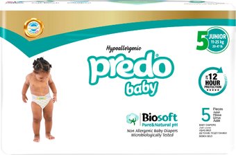 Подгузники Predo Baby №5 11-25 кг BIO-105 (5 шт)