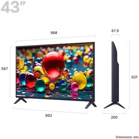 Телевизор LG UHD AI UA74 50UA74006LB