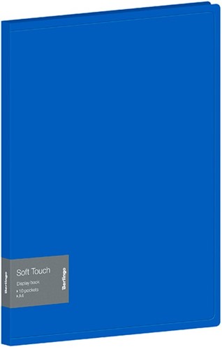 Папка для бумаг Berlingo Soft Touch DB4_10981 (синий)