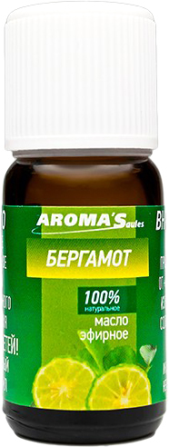 Aroma Saules Эфирное масло Бергамот (10 мл)