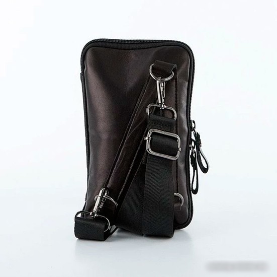 Мужская сумка Poshete 253-8869-24-BLK (черный)