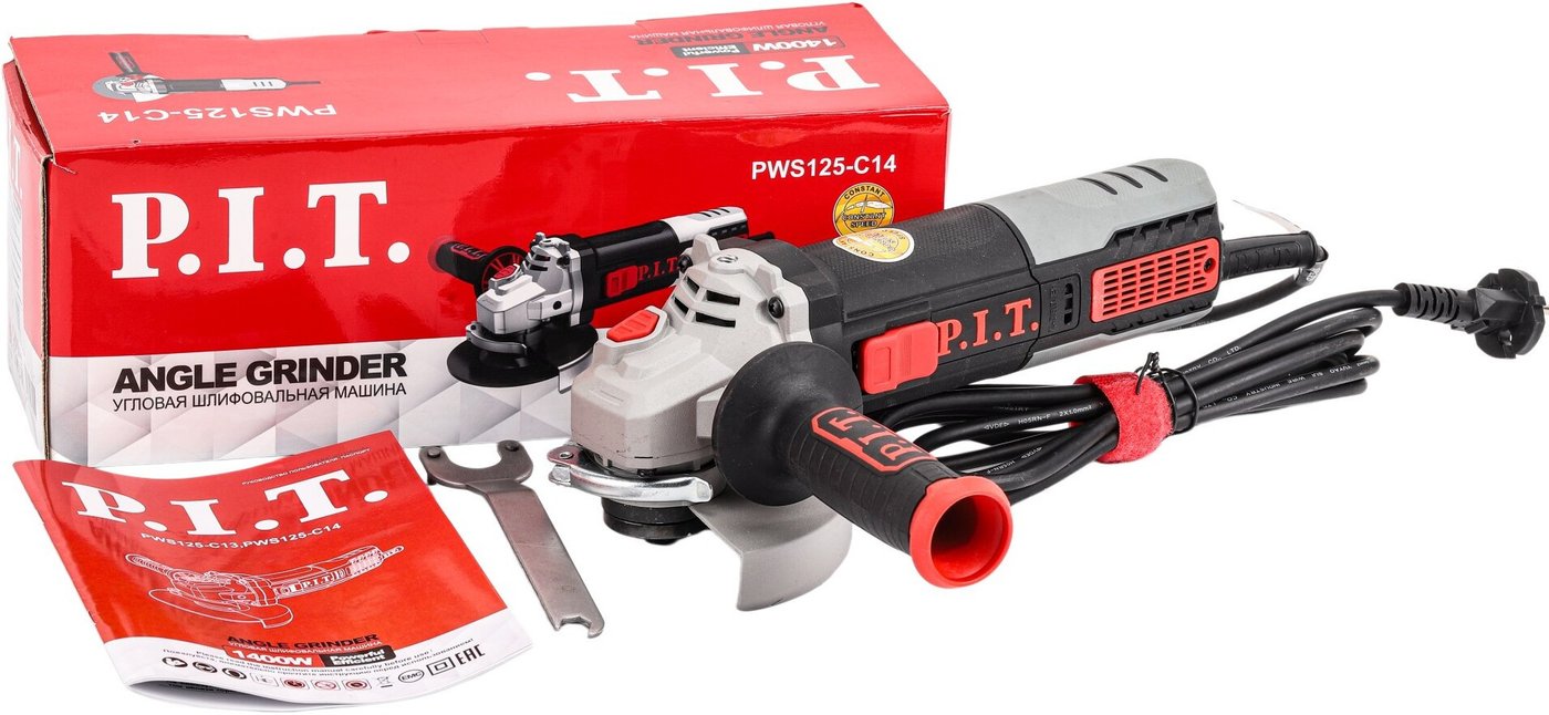 Угловая шлифмашина P.I.T. PWS125-C14
