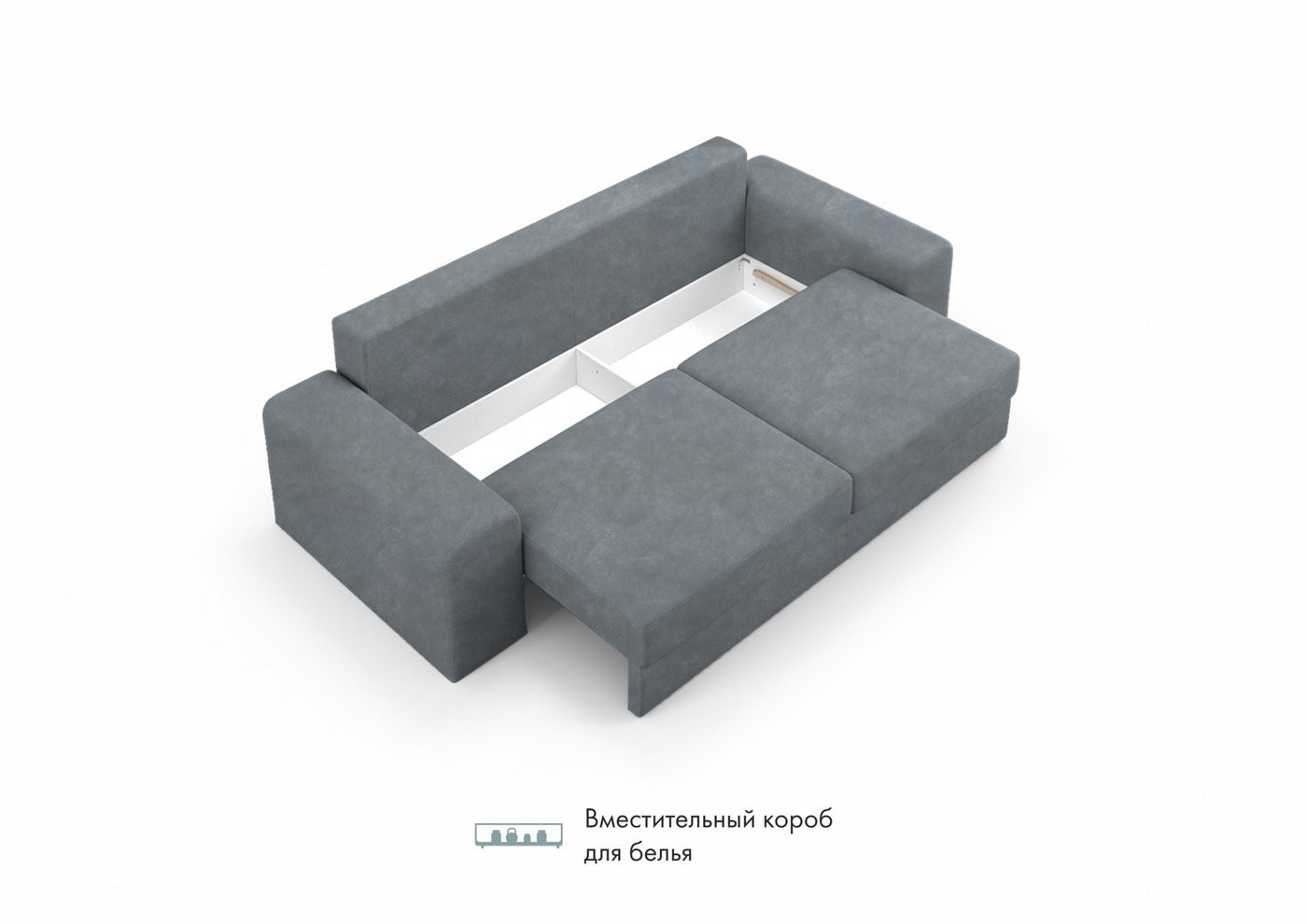 Диван Mio Tesoro Elke Base Kashemir 974 (серый)