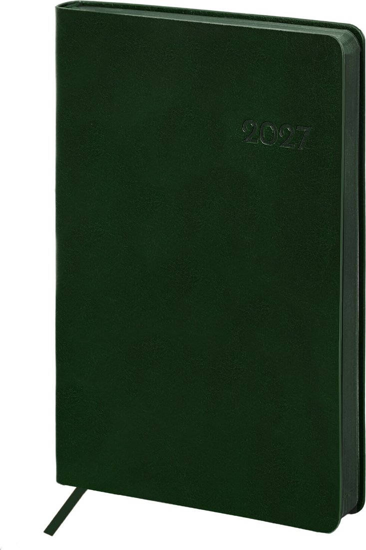 Ежедневник BRAUBERG Flexi 2027 118221 (глубокий зеленый)