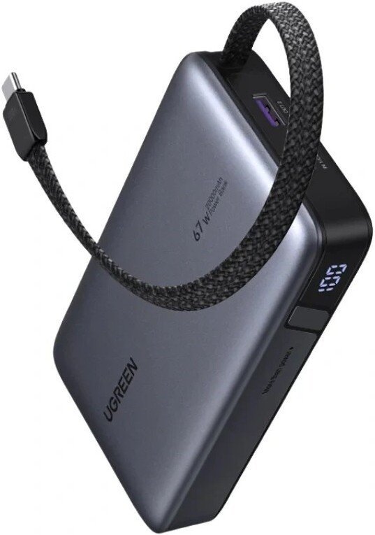 Внешний аккумулятор Ugreen PB550 20000mAh (серый)