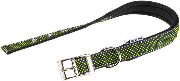 Ошейник Ferplast Daytona Deluxe C25/53 77202317 (черный/зеленый)
