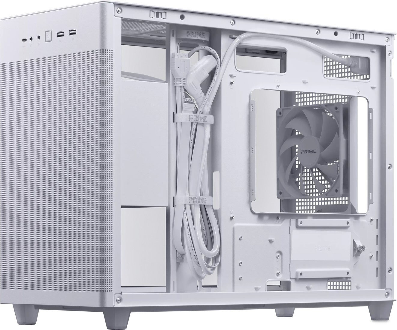 Корпус ASUS Prime AP201 TG (белый)