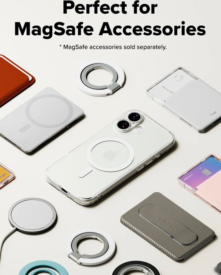 Чехол для телефона Ringke Fusion Magnetic для iPhone 17 Clear