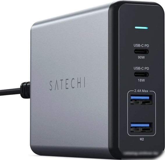 Сетевое зарядное Satechi 108W Pro Type-C PD Desktop Charger (американская вилка)