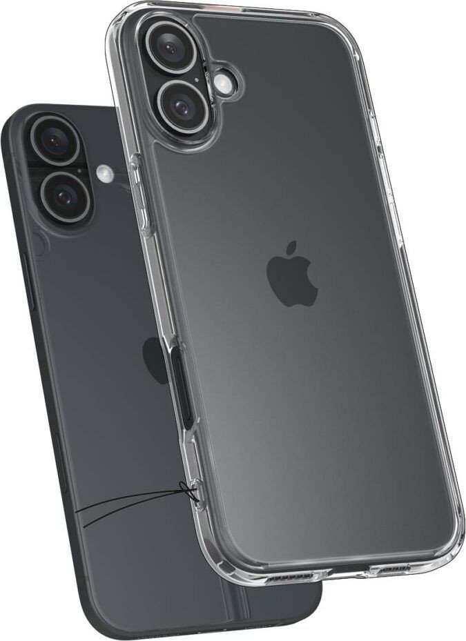 Чехол для телефона Spigen Ultra Hybrid для iPhone 16 Crystal Clear
