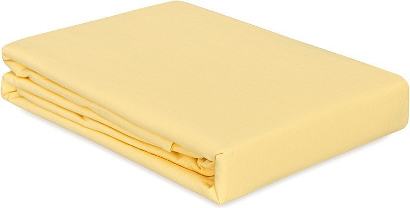 Постельное белье Tkano Essential TK24-FS0030 на резинке (светло-желтый)