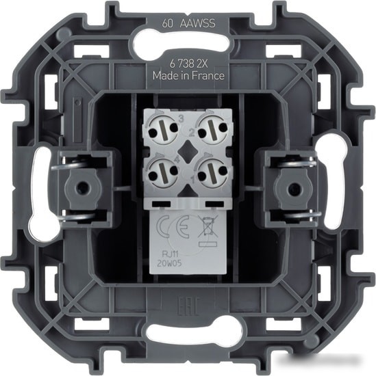 Розетка телефонная Legrand Inspiria 673823