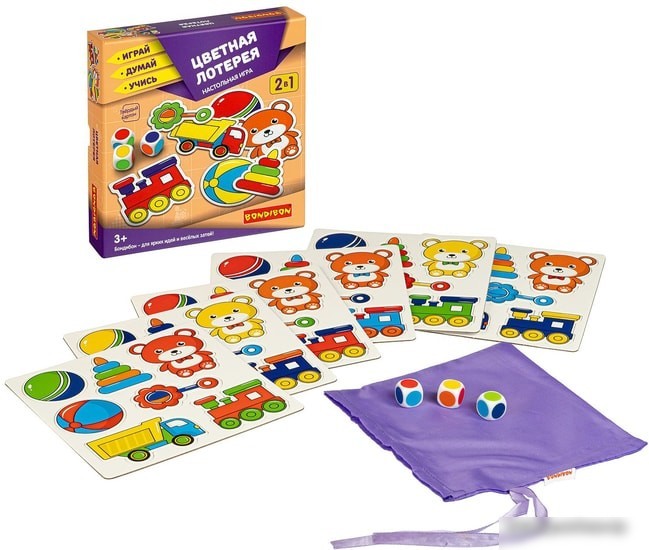 Развивающая игра Bondibon Цветная лотерея ВВ4331