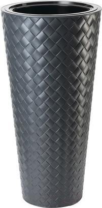 Кашпо Form-Plastic Makata Slim 2830-014 (антрацит)