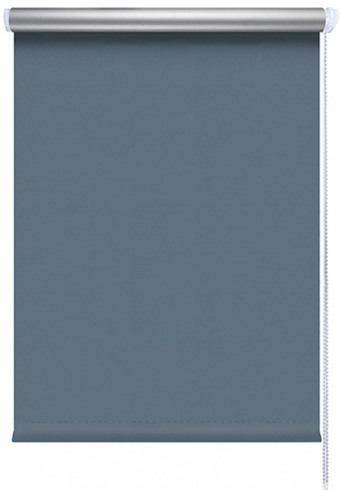 Рулонные шторы Legrand Блэкаут Сильвер 38x175 (синий)