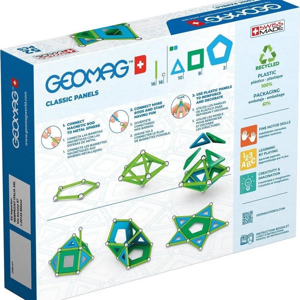 Магнитный конструктор Geomag Классик пластины GM471