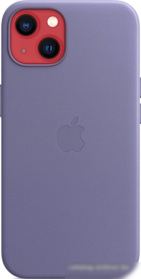 Чехол для телефона Apple MagSafe Leather Case для iPhone 13 (сиреневая глициния)