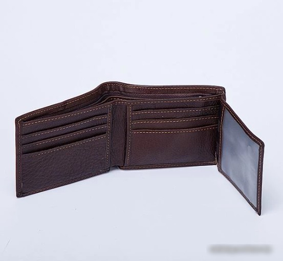 Кошелек Poshete 846-86080-3-DBW (коричневый)