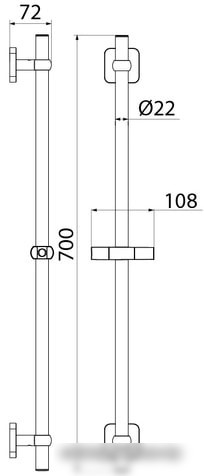 Душевая штанга IDDIS Bild BIL7000i17