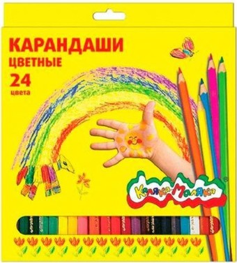 Набор цветных карандашей Каляка-Маляка ККМ24 (24 цв)